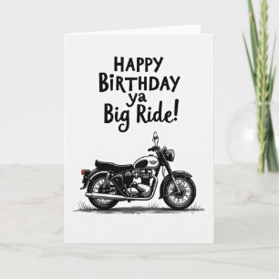 Classic Cruiser Birthday Card