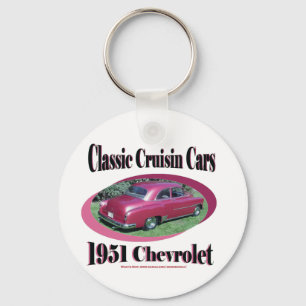 Classic Cruisin Cars 1951 Chevrolet Key Ring