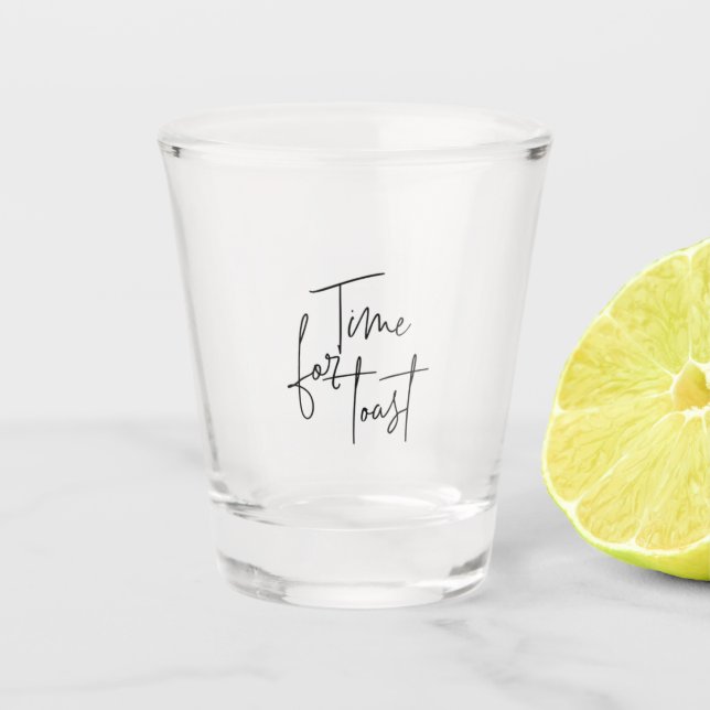 Classic Crystal Clear Shot Glass (Front)
