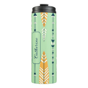 CLASSIC CUSTOM  BOHO PATTERN DESIGN  THERMAL TUMBLER