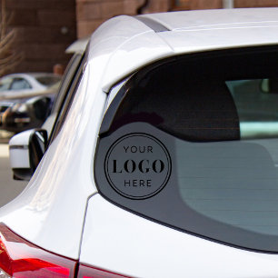Classic Custom Business Logo Round Decal