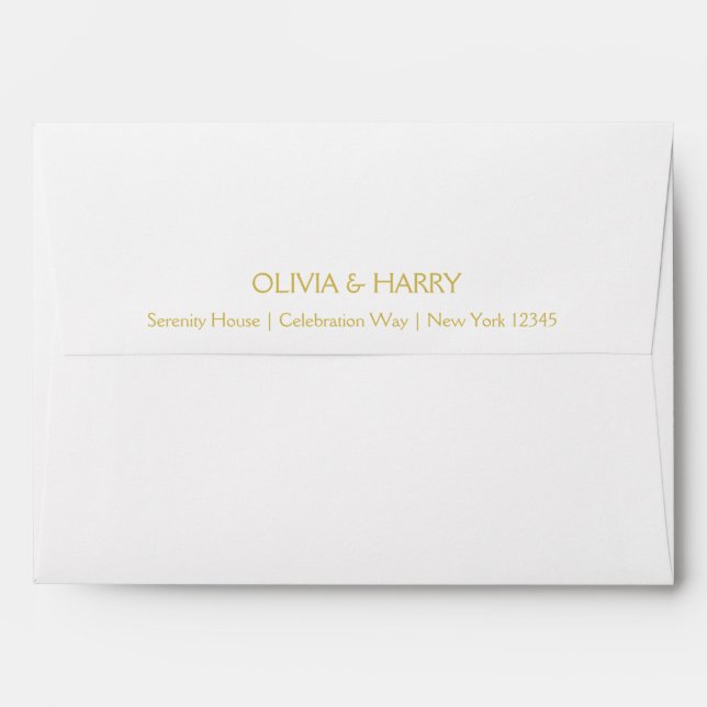 Classic Custom Envelope (Back (Top Flap))