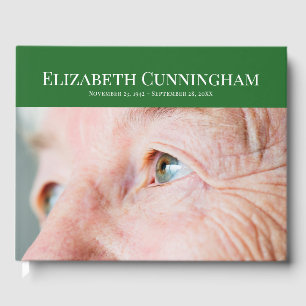 Classic Custom Photo Memorial Guest Book