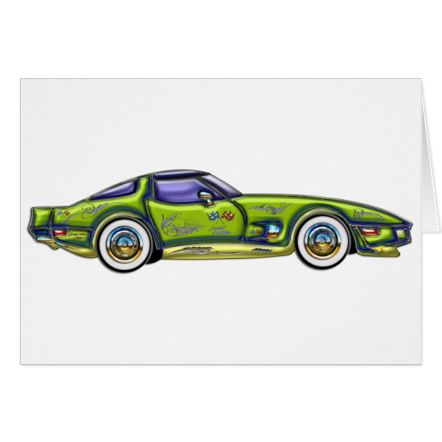 Classic Custom T-Top Corvette (Front Horizontal)