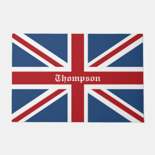 Classic Custom Union Jack UK Flag Doormat