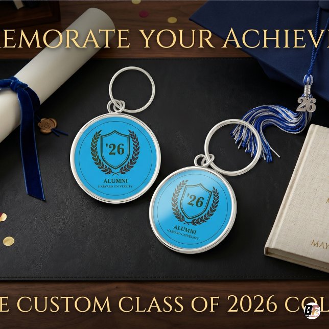 Classic Custom University Alumni Class of 2026 Shi Key Ring (Creator Uploaded)