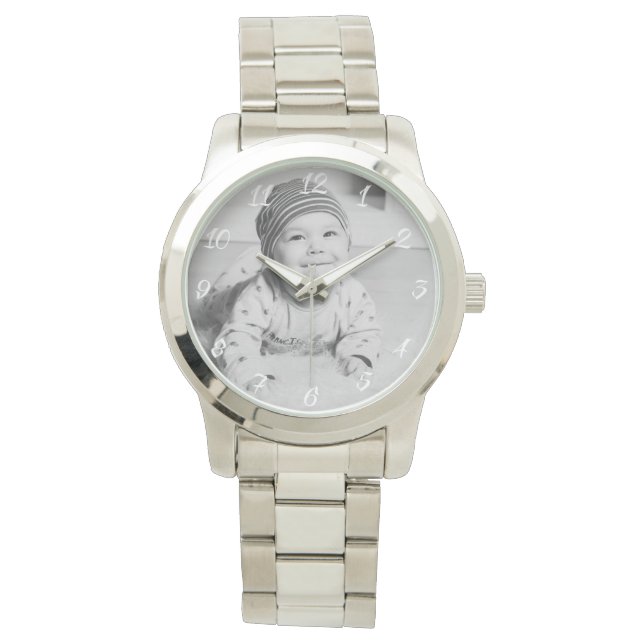Classic Customisable Photo Gift Watch (Front)