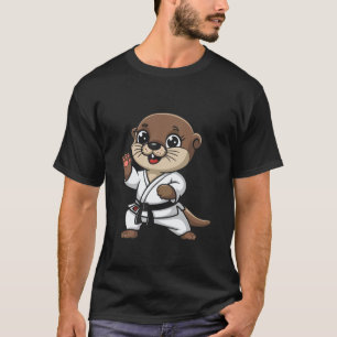 Classic Cute Karate Otter Martial Arts Funny For K T-Shirt
