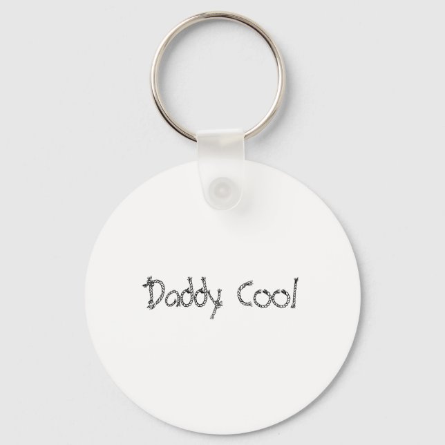 Classic Daddy Cool Keychain (Front)