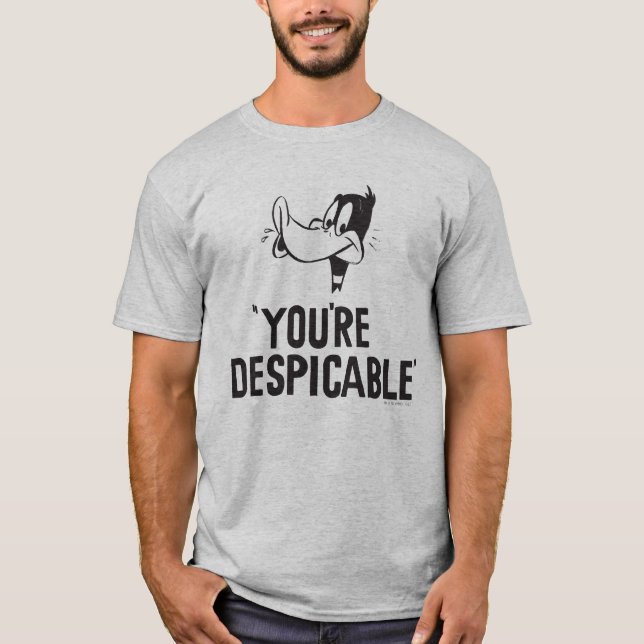 Classic DAFFY DUCK™ "You're Despicable" T-Shirt (Front)