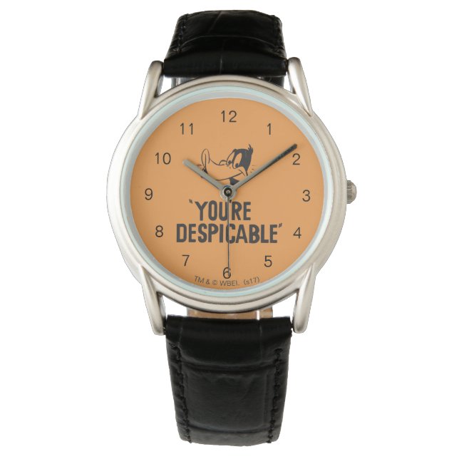 Classic DAFFY DUCK™ "You're Despicable" Watch (Front)