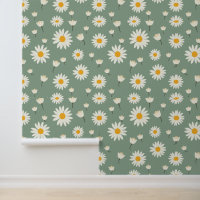 Classic Daisy Vintage-Inspired Sage Green
