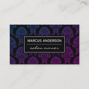 Classic Damask pattern Business Card