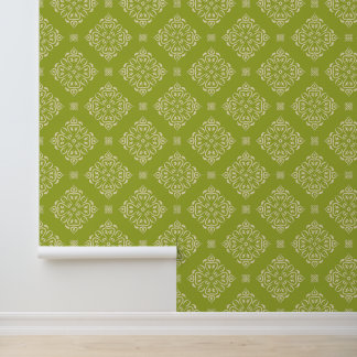 Classic damask seamless pattern wallpaper