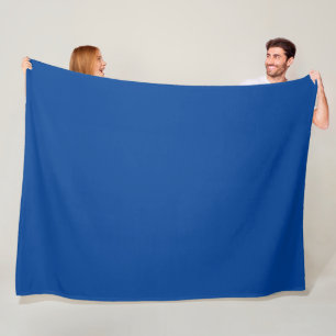 CLASSIC DARK BLUE FLEECE BLANKET