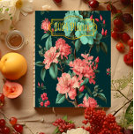 Classic Dark Botanicals and Blue and Pink Florals Planner<br><div class="desc">This enchanting planner will make you work to reach your goals even harder! This yearly planner features breathtaking romantic pink and blue florals and a deep background. Add your own pictures, artwork, or personal motto to the cover and get ready to take on the world, one carefully planned day at...</div>