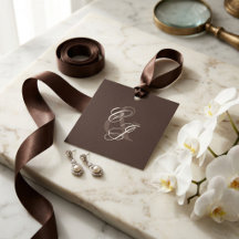 Classic Dark Brown Old Money Wedding