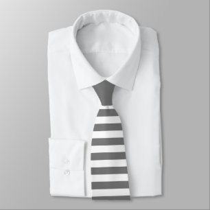 CLASSIC DARK GREY STRIPED TIE