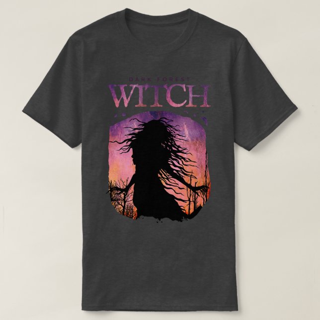 Classic Dark Witch T-Shirt (Design Front)