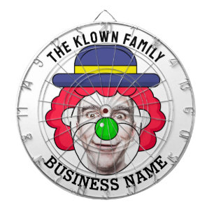 Classic Dartboard with custom text and photo