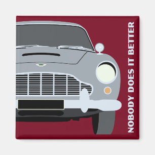 Classic DB5 sports car Magnet