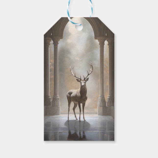 Classic Deer  Gift Tags (Front)