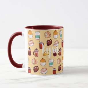 Classic Delicious Coffee And Pastries Mug