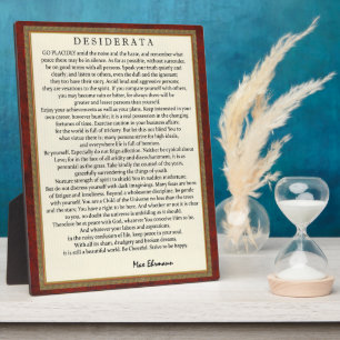Classic Desiderata Plaque