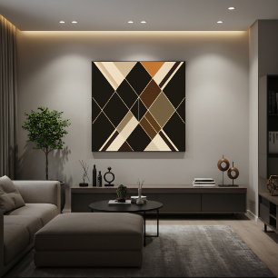 Classic Diamond Pattern Poster
