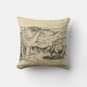 Classic Dinosaurs Cushion