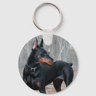 Classic Doberman key chain