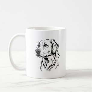 Classic Dog Outline Custom Travel Mug