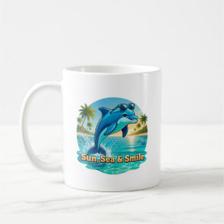 Classic Dolphin Tropical Mug – Sun, Sea & Smile