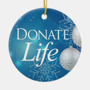 Classic Donate Life Ceramic Tree Decoration
