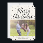 Classic Dots Christmas Holiday Photo Cards<br><div class="desc">Celebrate the season with this modern and stylish holiday card from Berry Berry Sweet.</div>