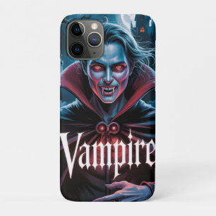 Classic Dracula-Style Vampire Movie Poster iPhone 11 Pro Case