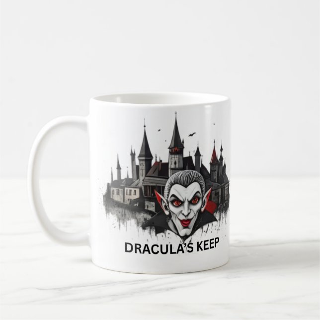 Classic Dracula Vampire Mug (Left)