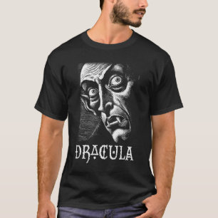 Classic Dracula Vintage Gothic Vampire Halloween T-Shirt