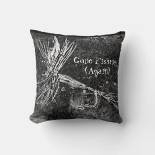 Classic dry fly pattern for trout and bass fishing cushion