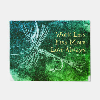 Classic dry fly pattern for trout and bass fishing doormat