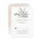 Classic Dusty Pink Rose Floral Calligraphy RSVP