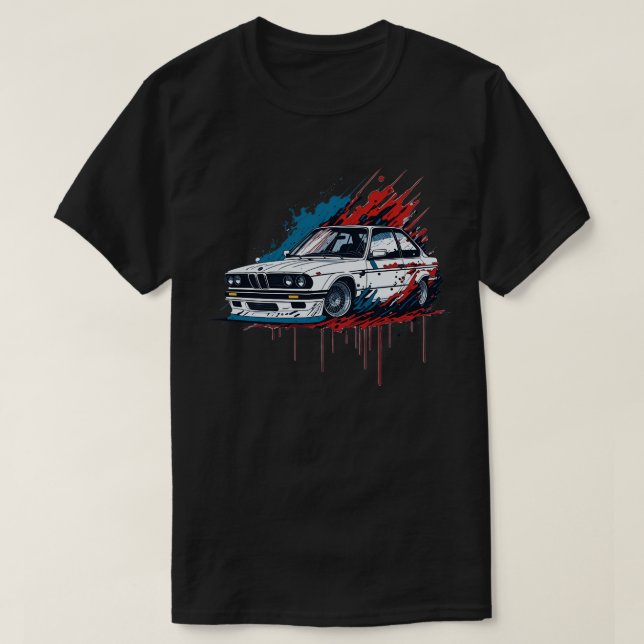 Classic E30 BMW T-Shirt (Design Front)