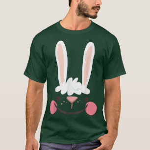 Classic Easter Bunny Face Happy Easter for Kids T-Shirt