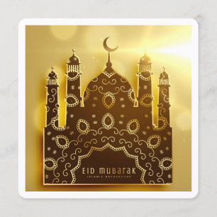 Classic Eid Mubarak Ramadan Greetings Card