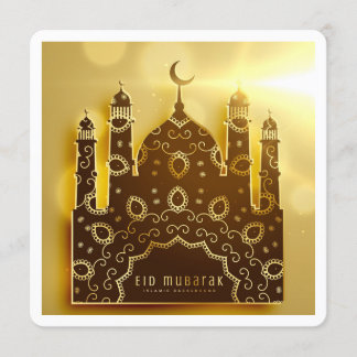 Classic Eid Mubarak Ramadan Greetings Card