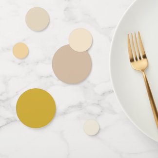 Classic Elegance Pearl to Soft Gold Gradient Table Confetti