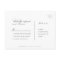 Classic Elegance Script Simple wedding RSVP Invita