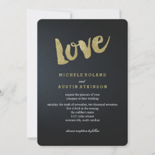 Classic Elegance   Wedding Invitation
