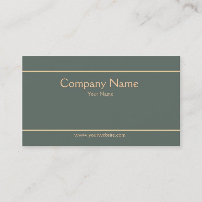 Classic Elegant Business Card Template (Front)