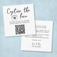 Classic Elegant Capture The Love QR Code
